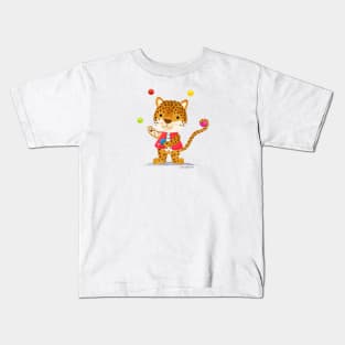 Jaguar Juggling Kids T-Shirt